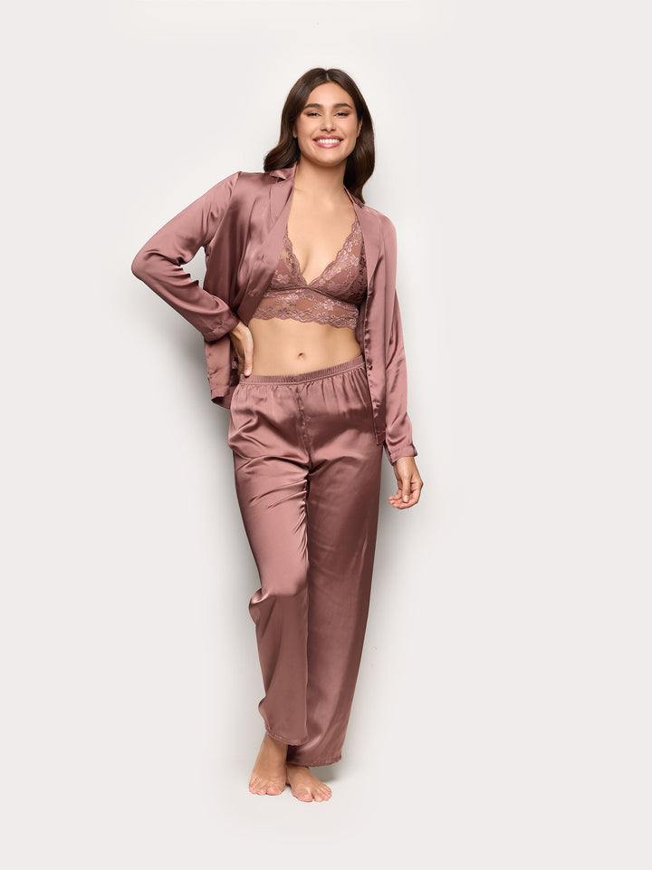 Trousers - Dark Mauve