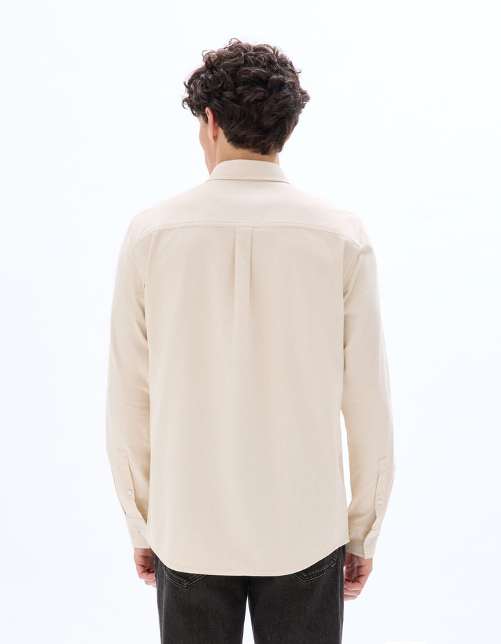 LONG SLEEVES SHIRT - Beige