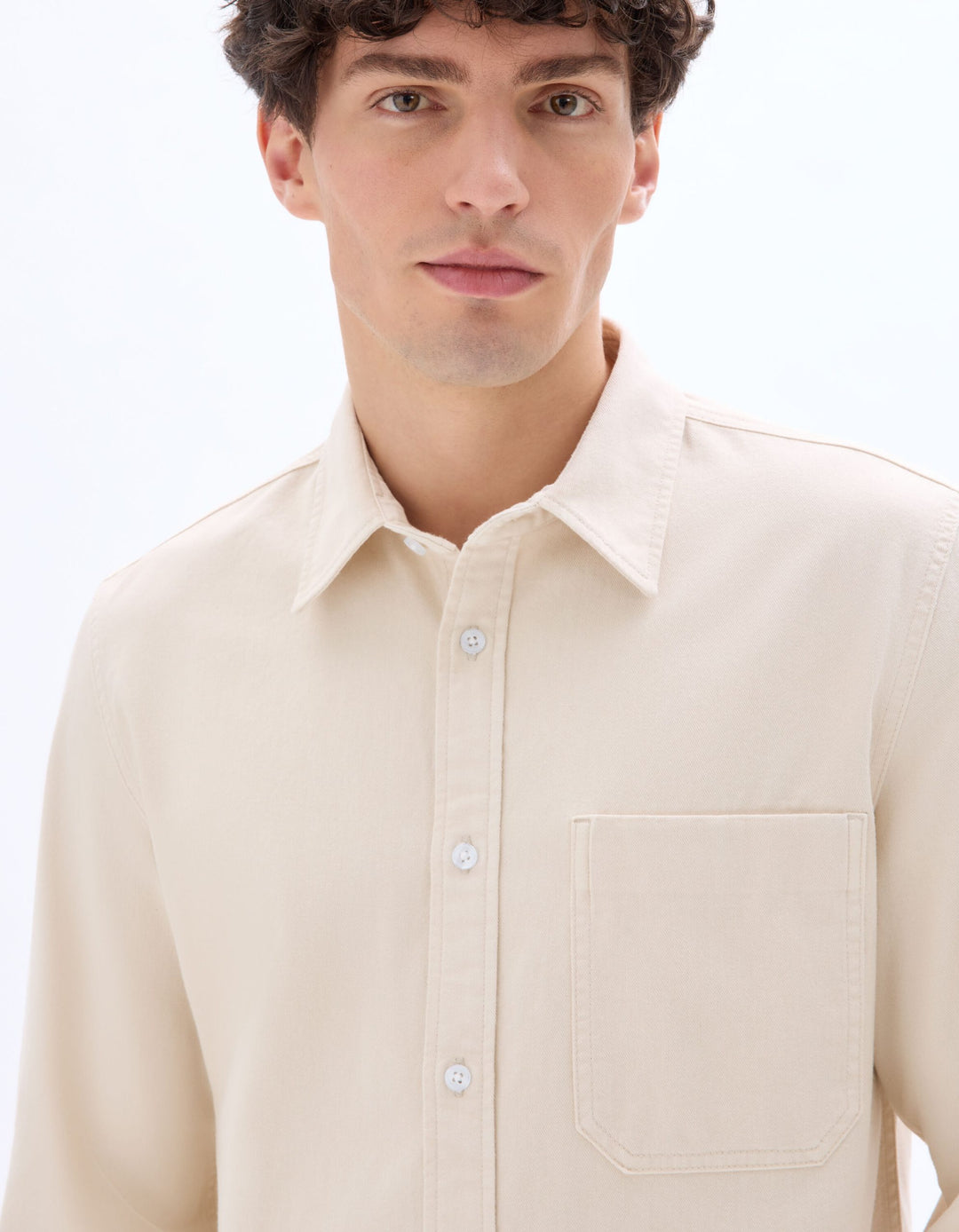 LONG SLEEVES SHIRT - Beige