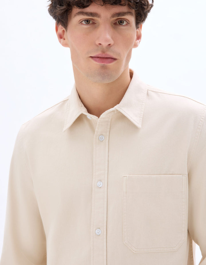 LONG SLEEVES SHIRT - Beige