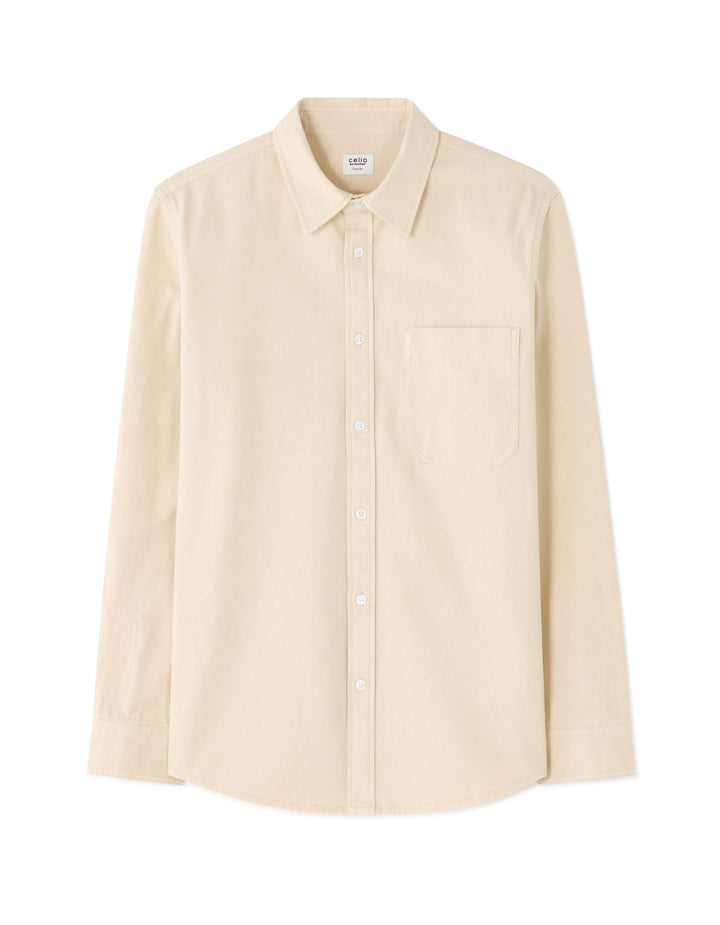LONG SLEEVES SHIRT - Beige