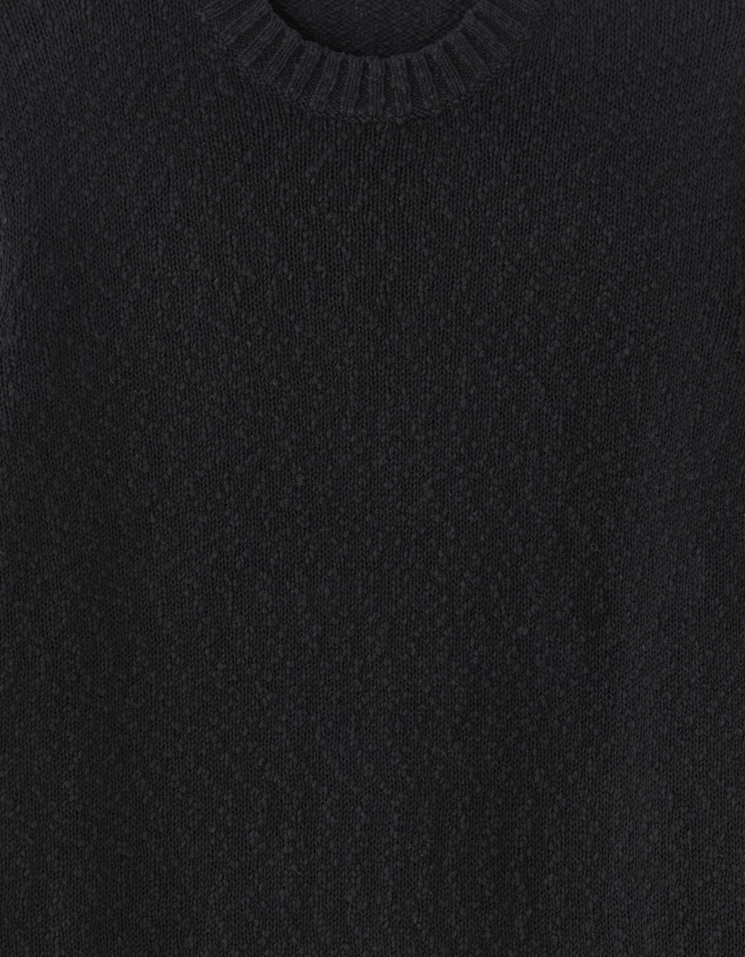 CREW NECK JUMPER - Black