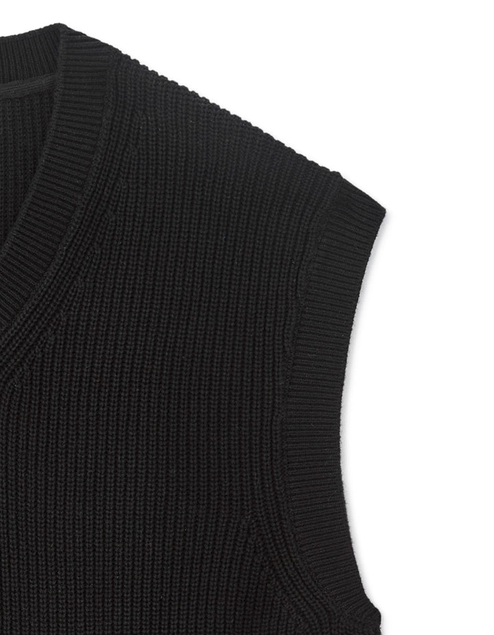 CREW NECK JUMPER - Black