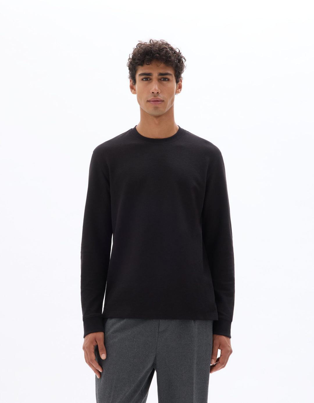 LONG SLEEVES TSHIRT - Black