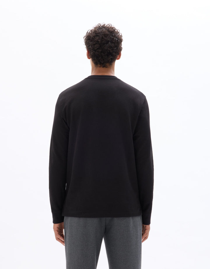 LONG SLEEVES TSHIRT - Black