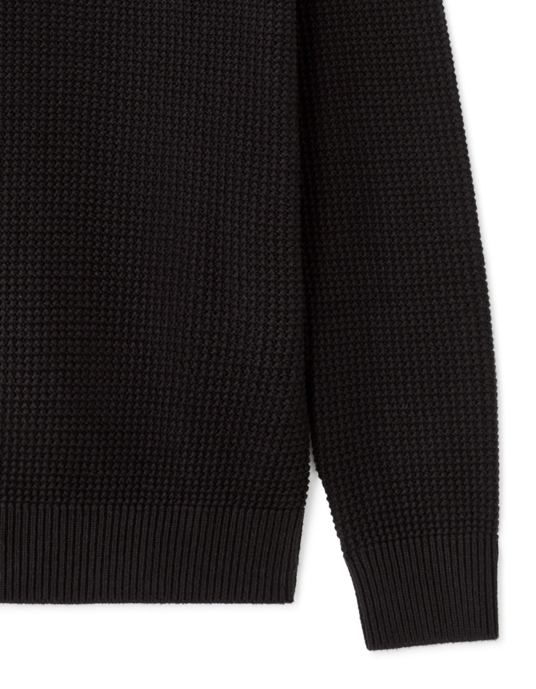 CREW NECK JUMPER - Black