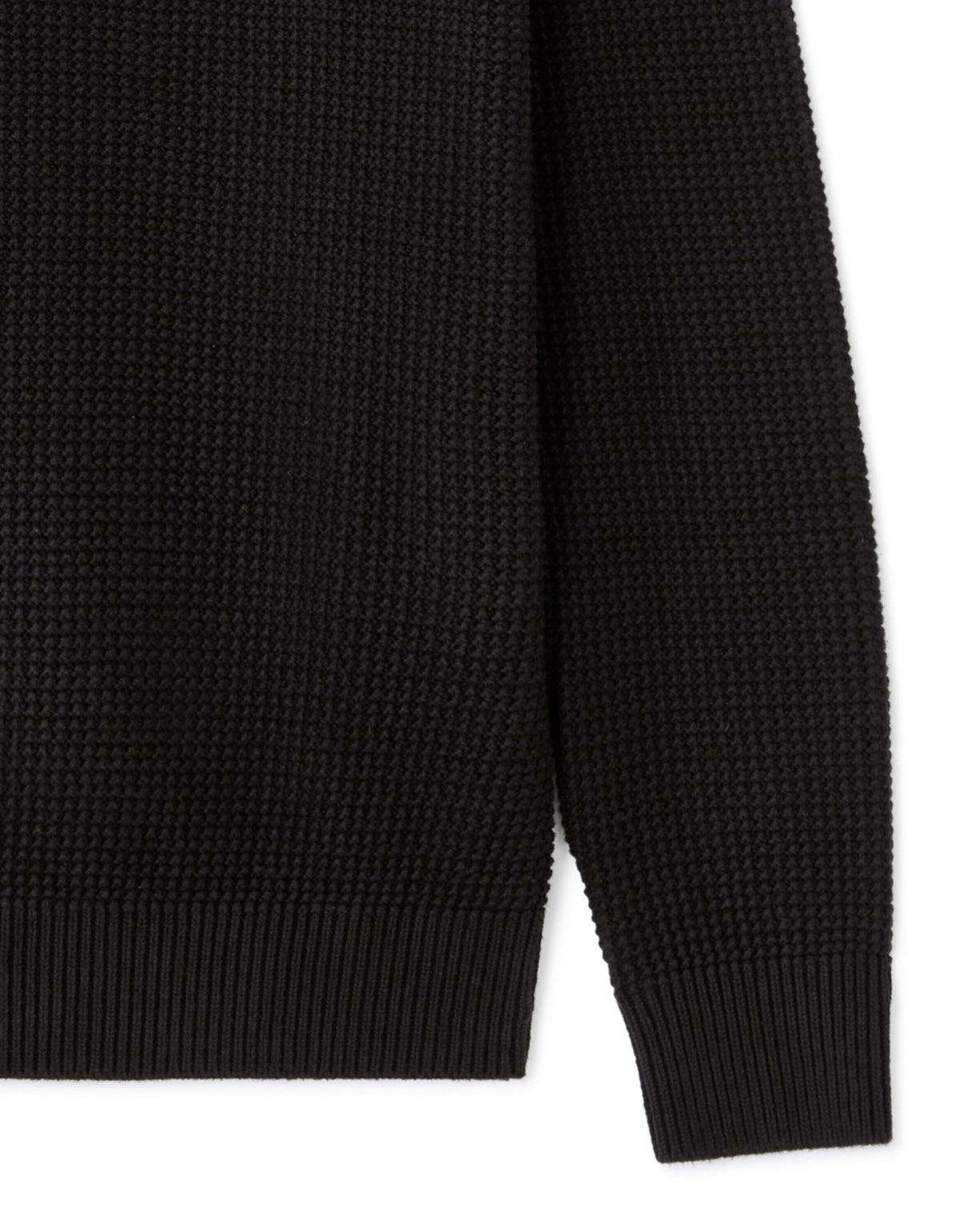 CREW NECK JUMPER - Black