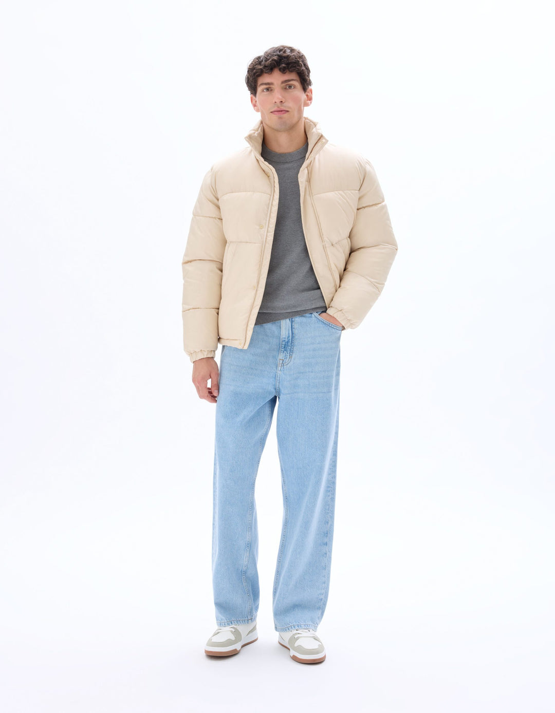 PUFFY JACKET - Beige