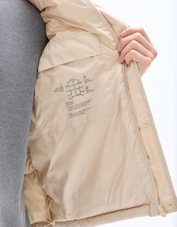 PUFFY JACKET - Beige