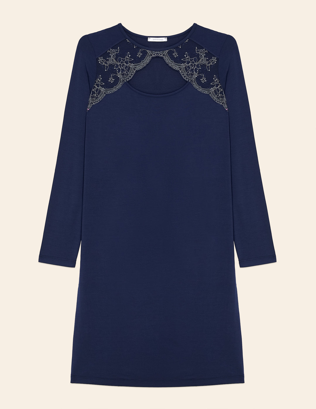 Long-sleeve nightshirt - Blue