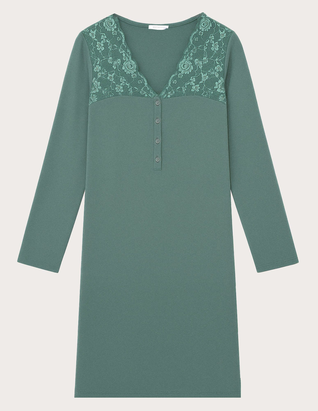Long-sleeve nightshirt - Green