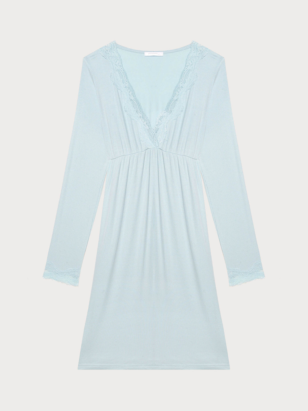 Long-sleeve nightshirt - Light Azure