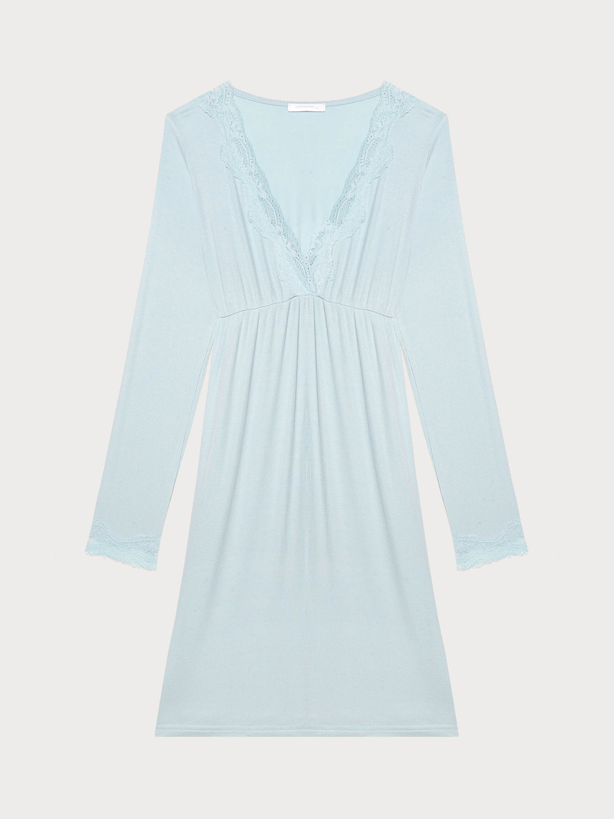 Long-sleeve nightshirt - Light Azure