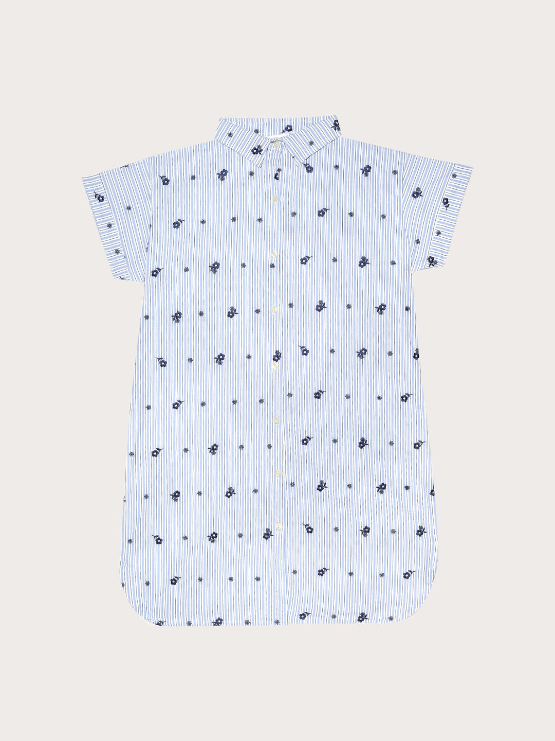 Short-Sleeve Nightshirt - Printed