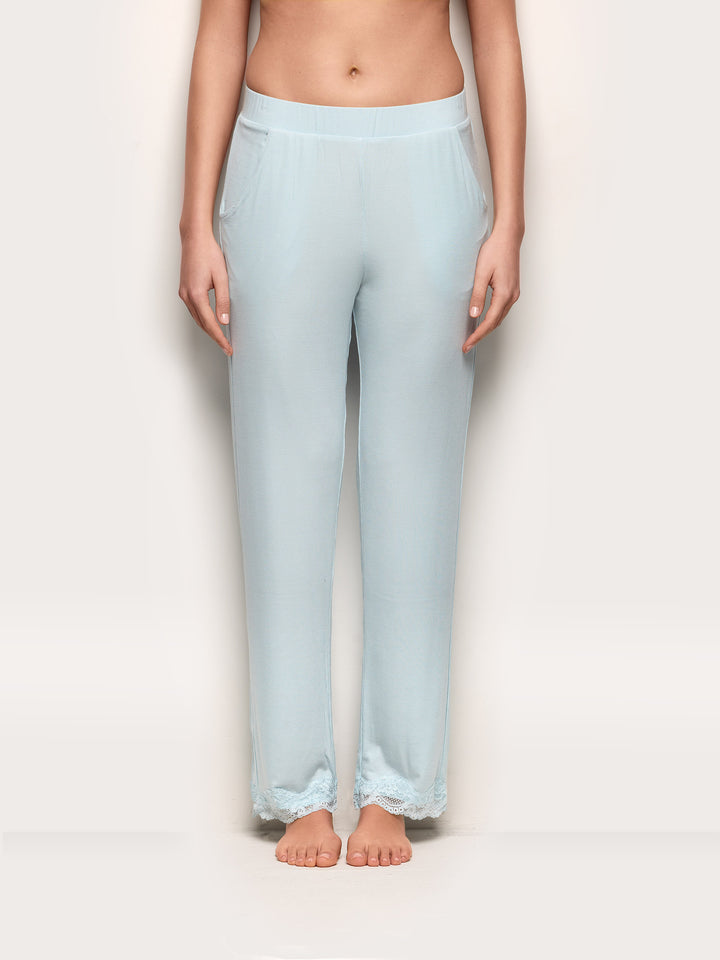 Full-long trousers - Light Azure