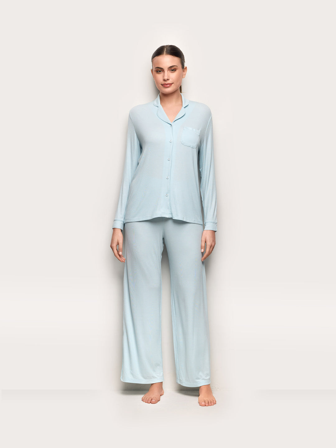 Full-long trousers - Light Azure