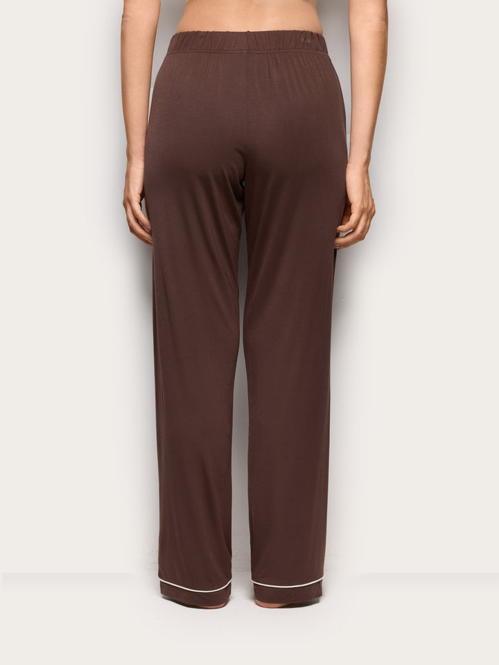 Full-Long Trousers - Chocolate