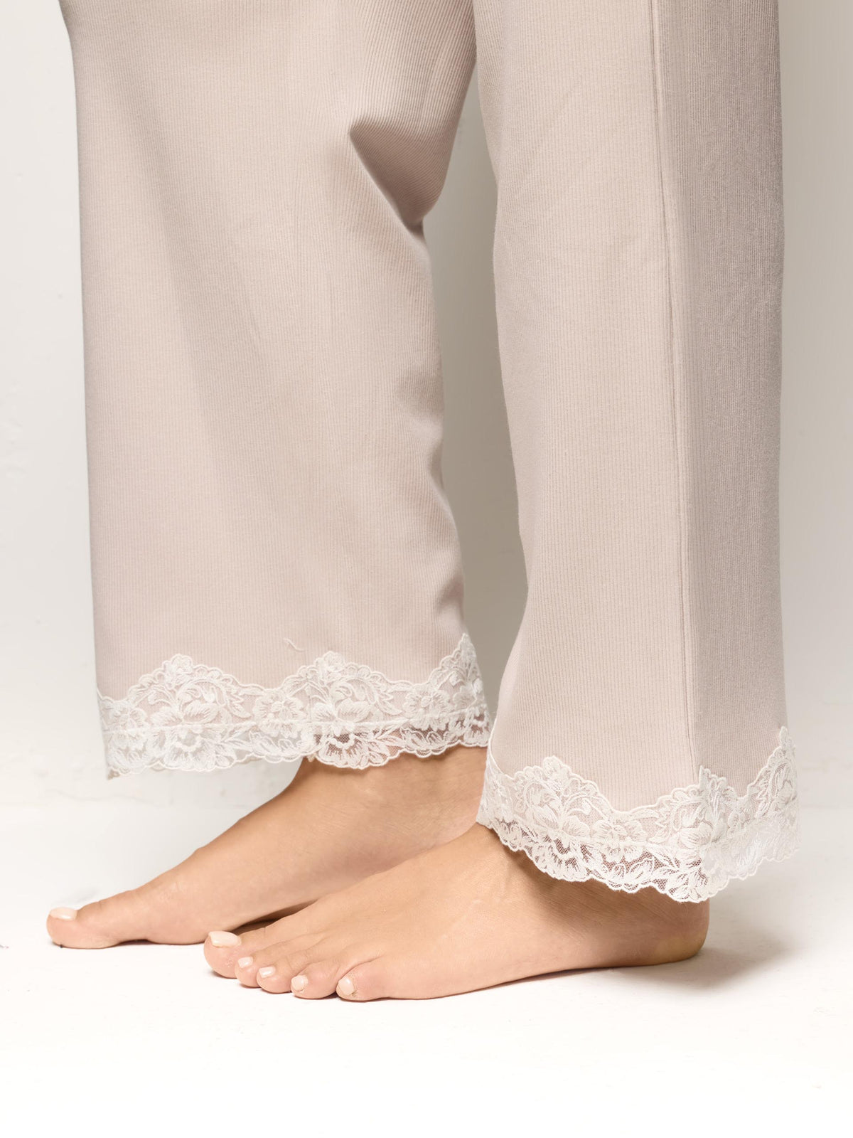 Full-Long Trousers - Beige