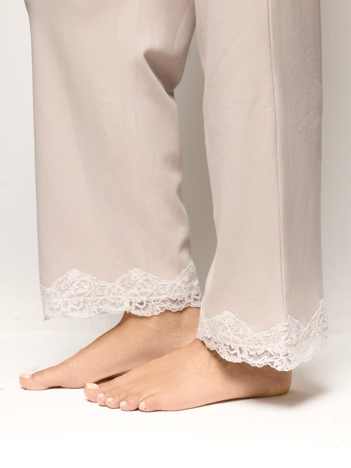 Full-Long Trousers - Beige