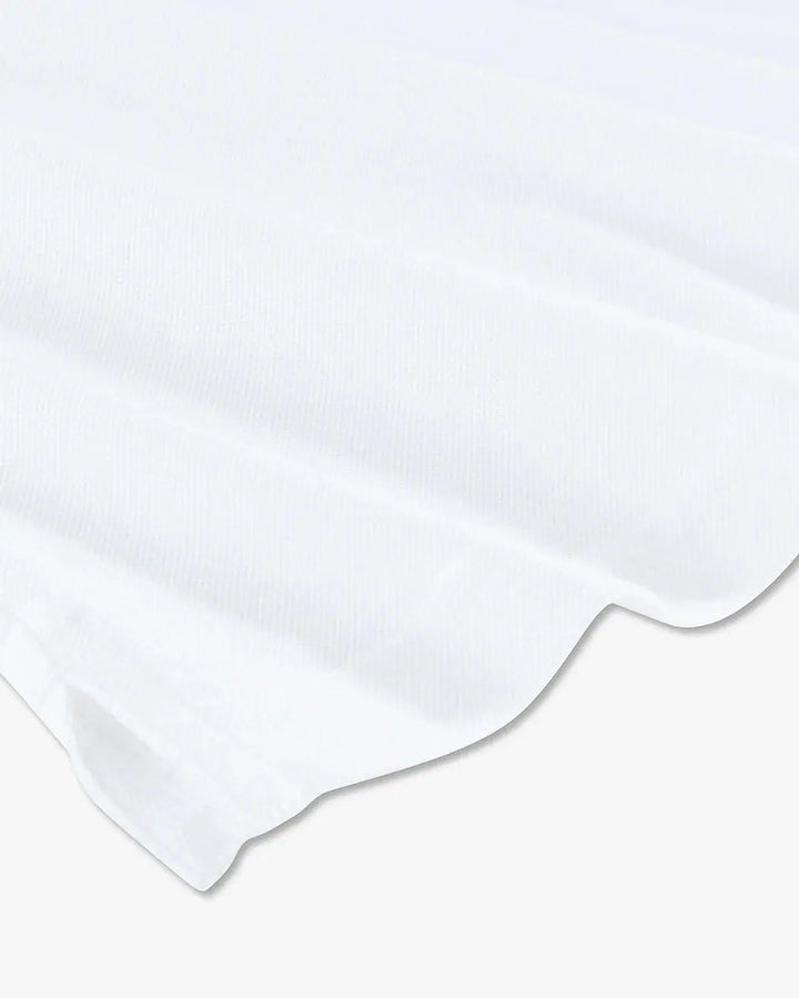 White Short-Sleeved Polo Shirt With Contrasting Detail