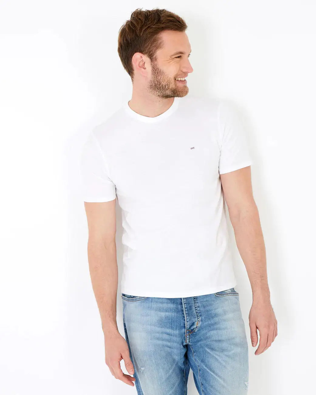 White Short-Sleeved T-Shirt