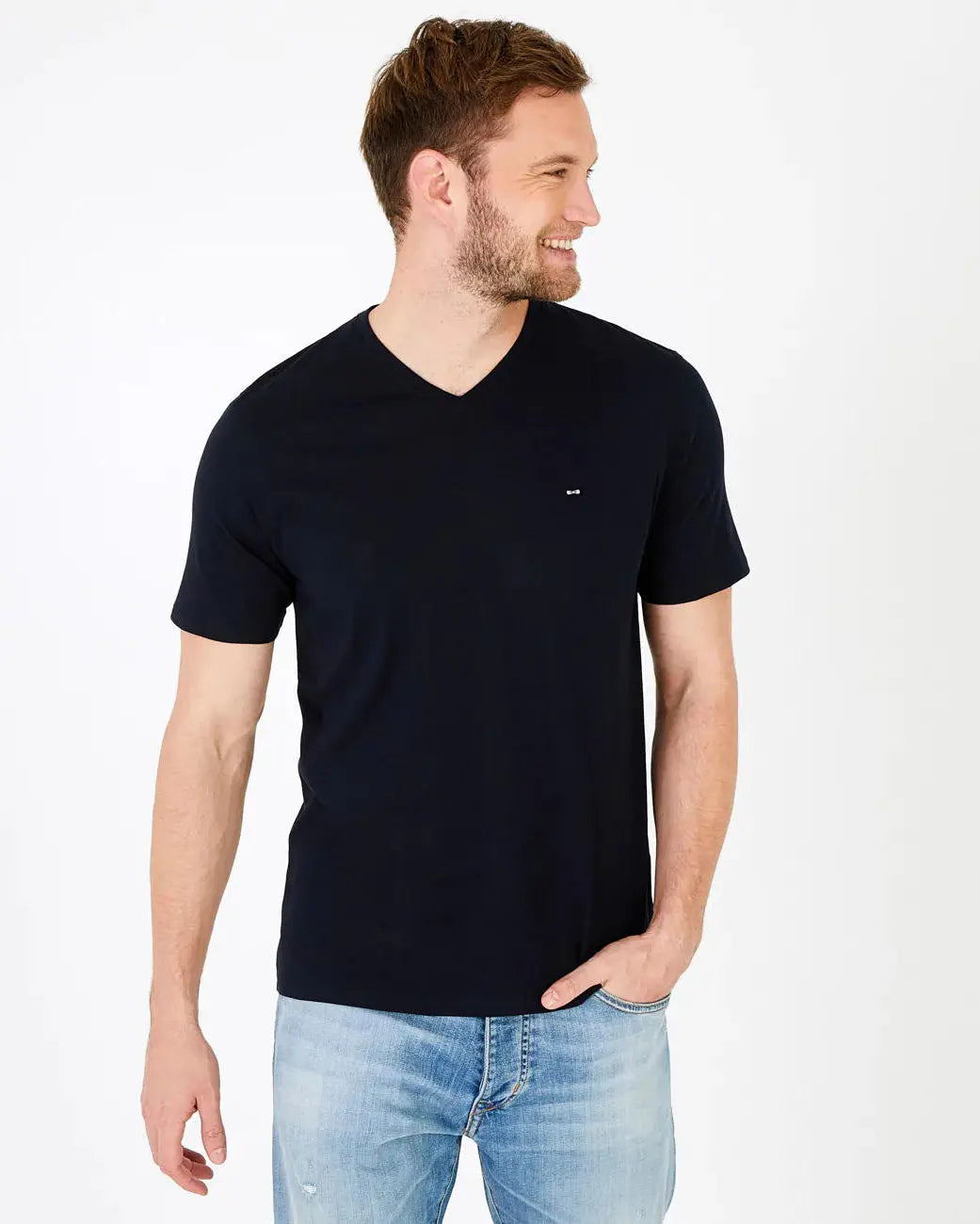 Dark Blue T-Shirt Manches Courtes