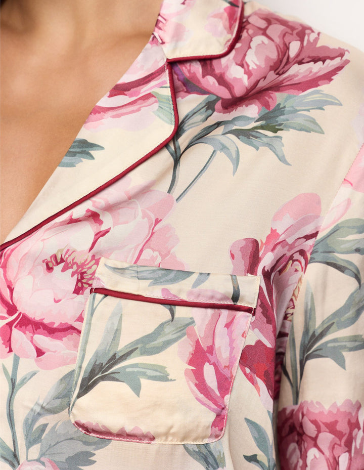 Long-Pyjamas with front opening - Pattern