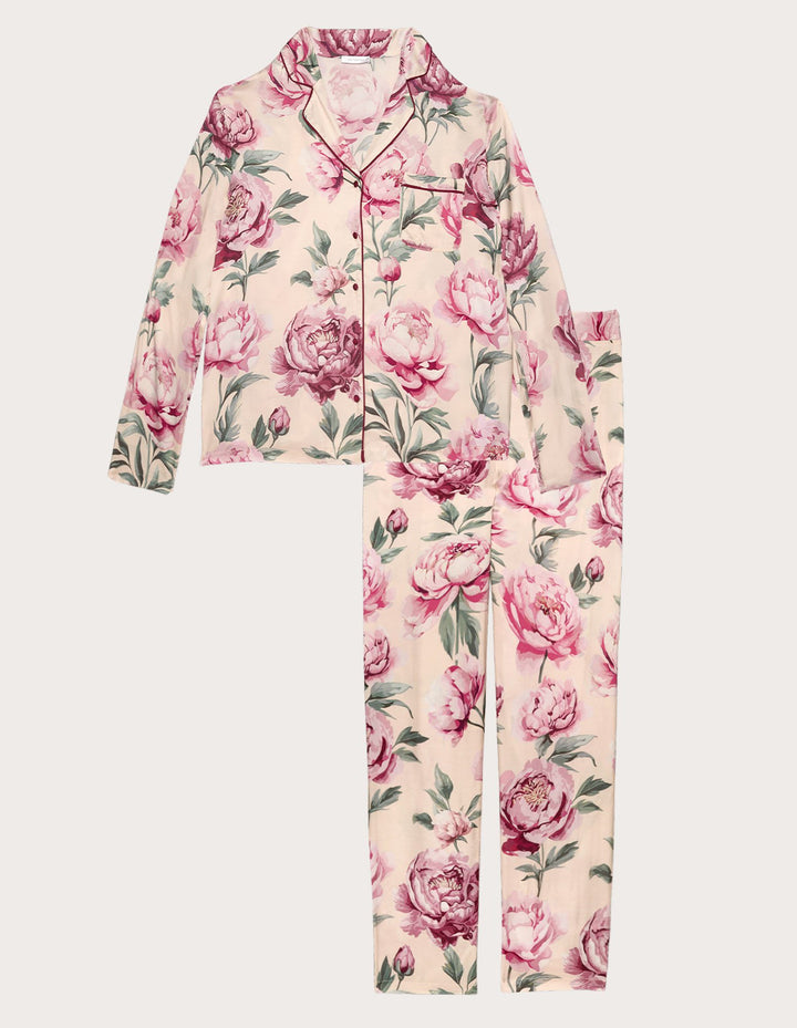 Long-Pyjamas with front opening - Pattern