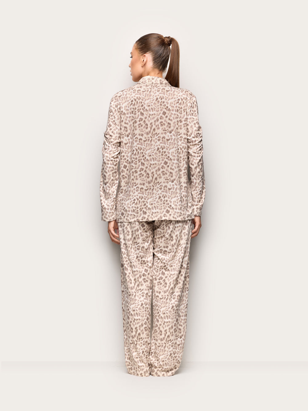Long-Pyjamas With Front Opening - Printed