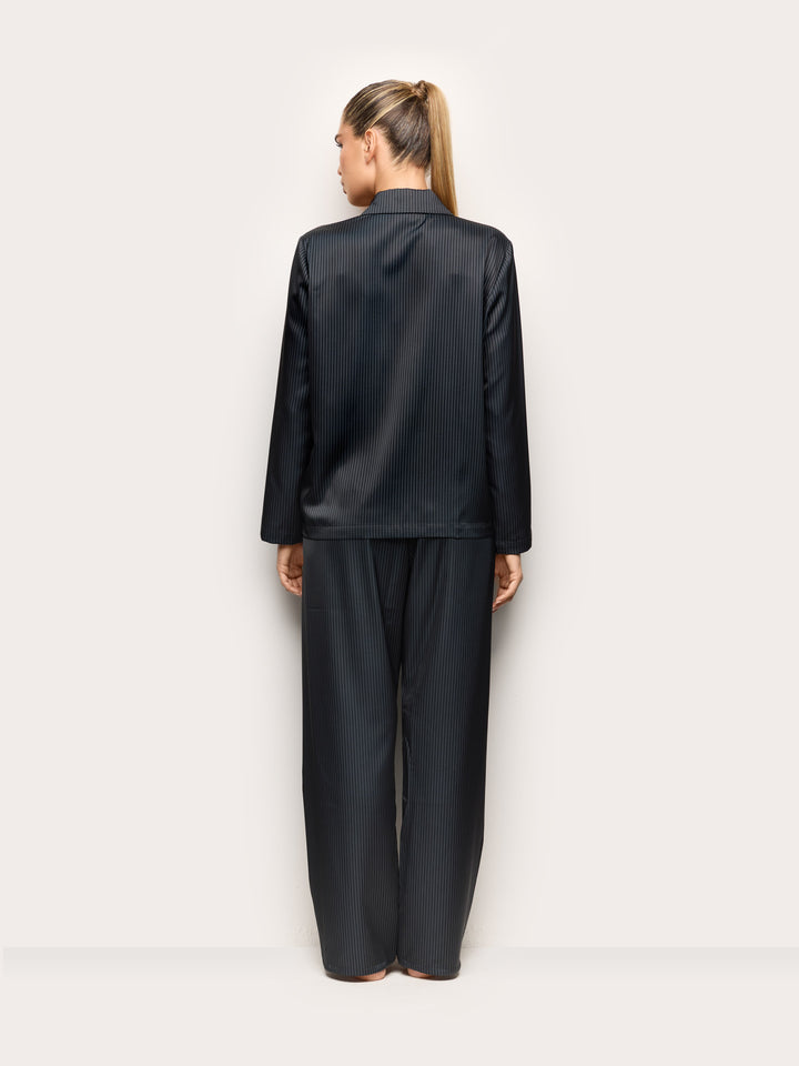 Long-Pyjamas With Front Opening - Printed