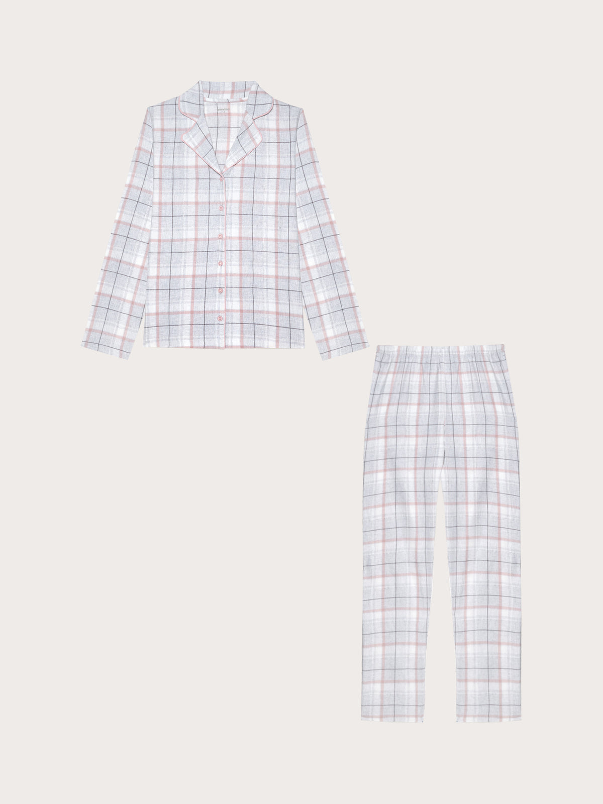 Long-Pyjamas With Front Opening - Printed