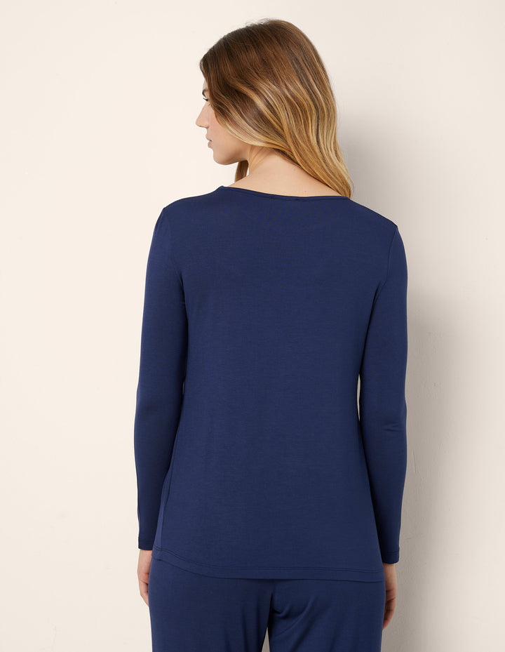 Long-sleeve T-shirt - Blue