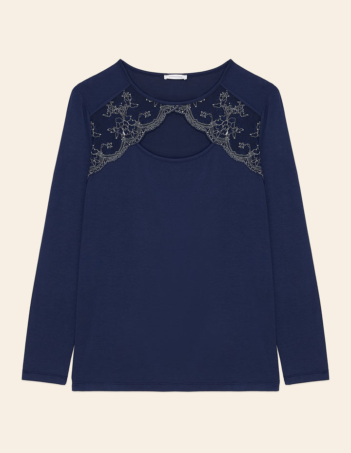 Long-sleeve T-shirt - Blue
