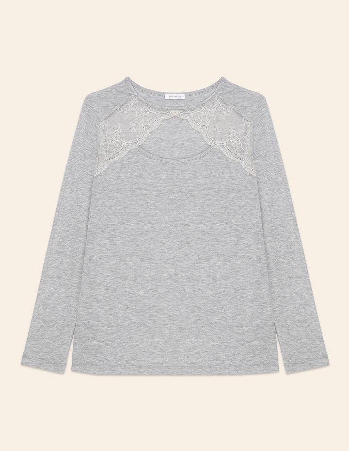 Long-sleeve T-shirt - Gray