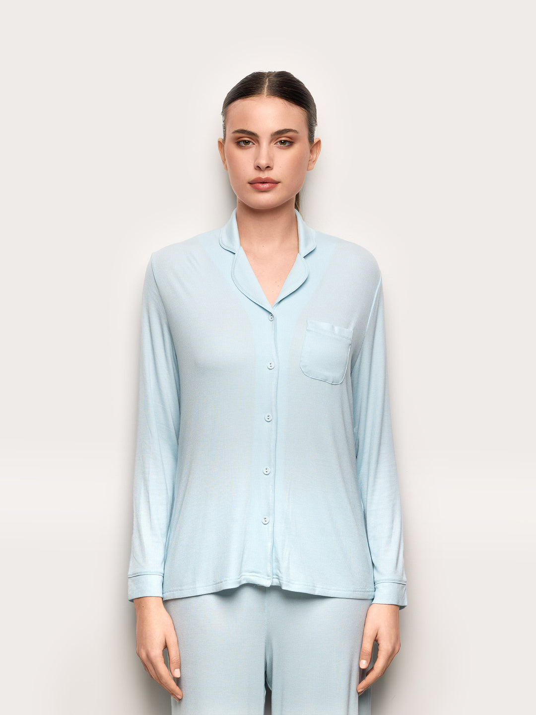 Long-sleeve T-shirt - Light Azure