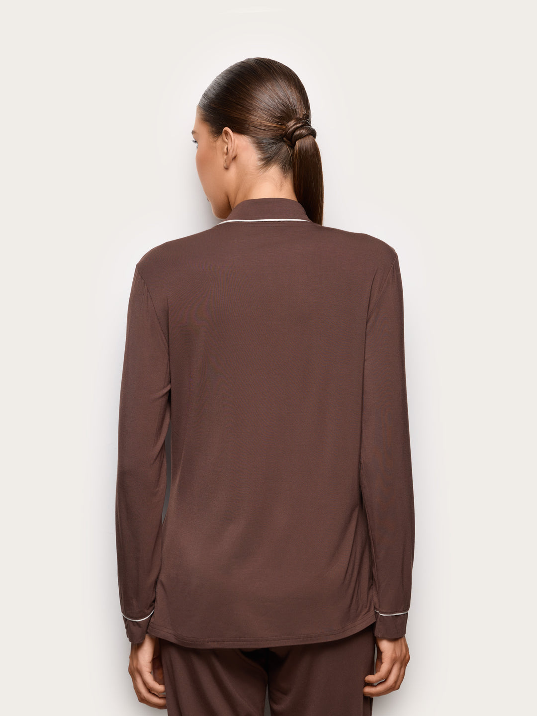 Long-Sleeve T-Shirt - Chocolate