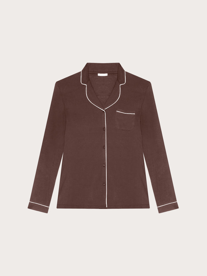 Long-Sleeve T-Shirt - Chocolate