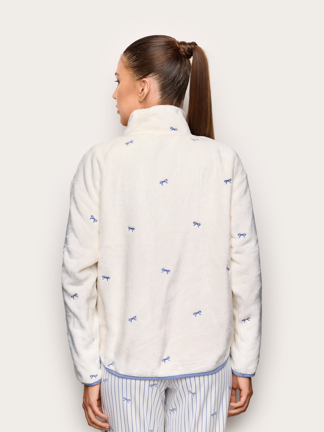 Bed Jacket - Almond
