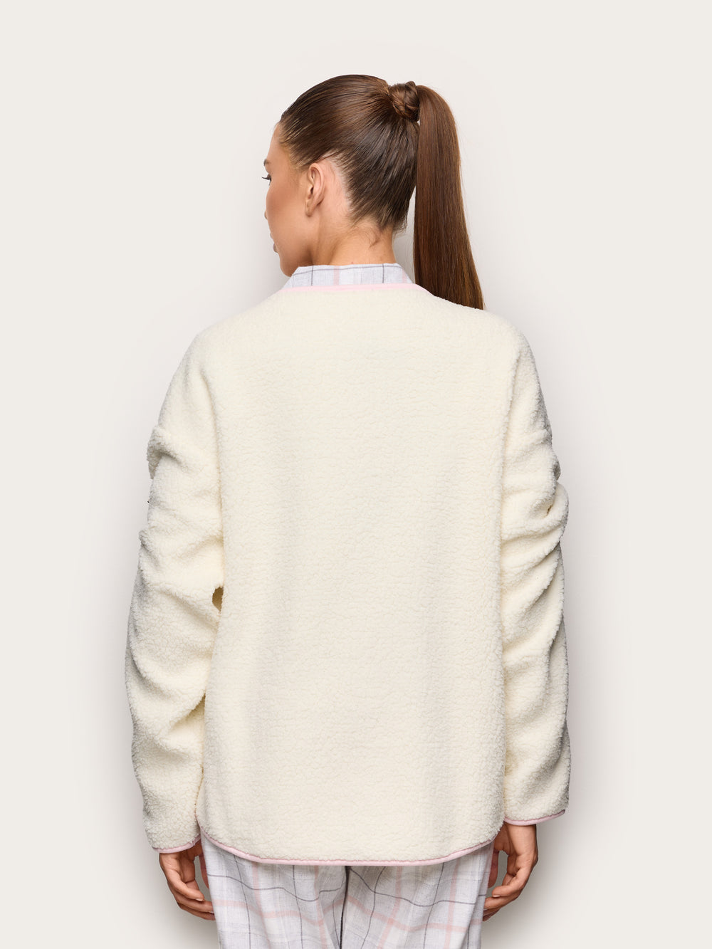 Bed Jacket - Almond