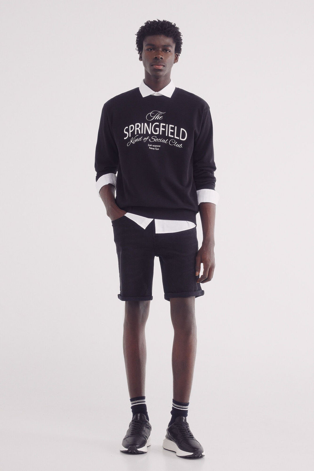 Spring Field Bermudas - Black