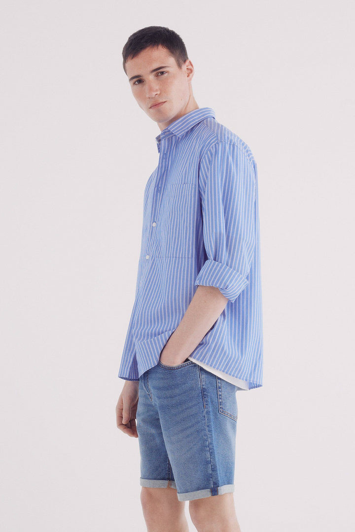 Spring Field Bermudas - Medium Blue