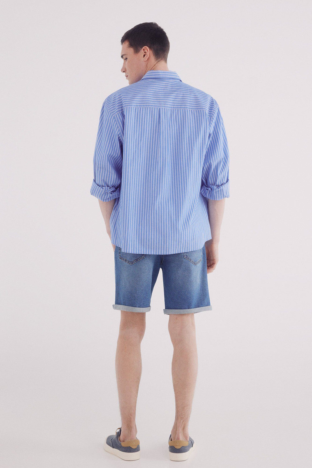 Spring Field Bermudas - Medium Blue