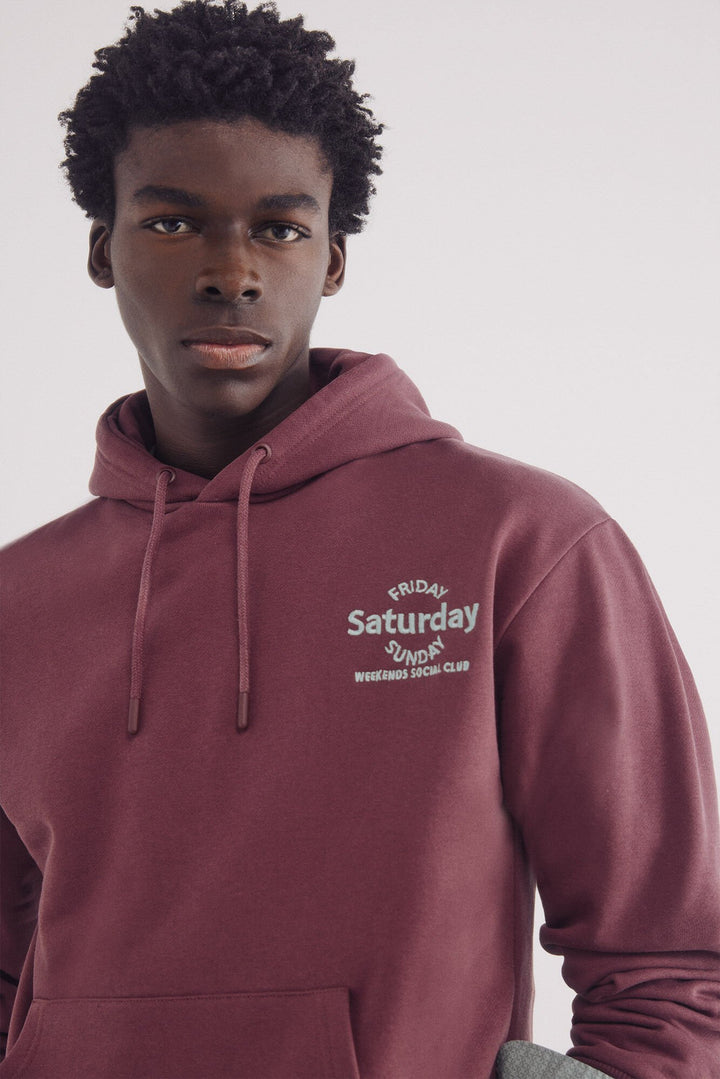 Spring Field Sweatshirts - Wine