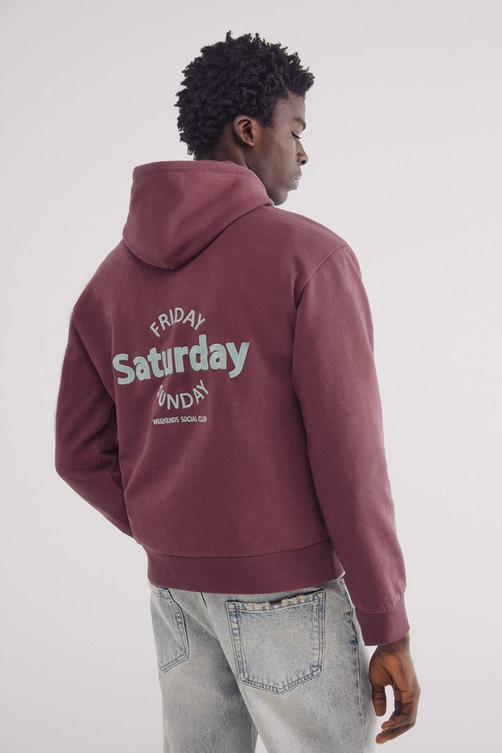 Spring Field Sweatshirts - Wine
