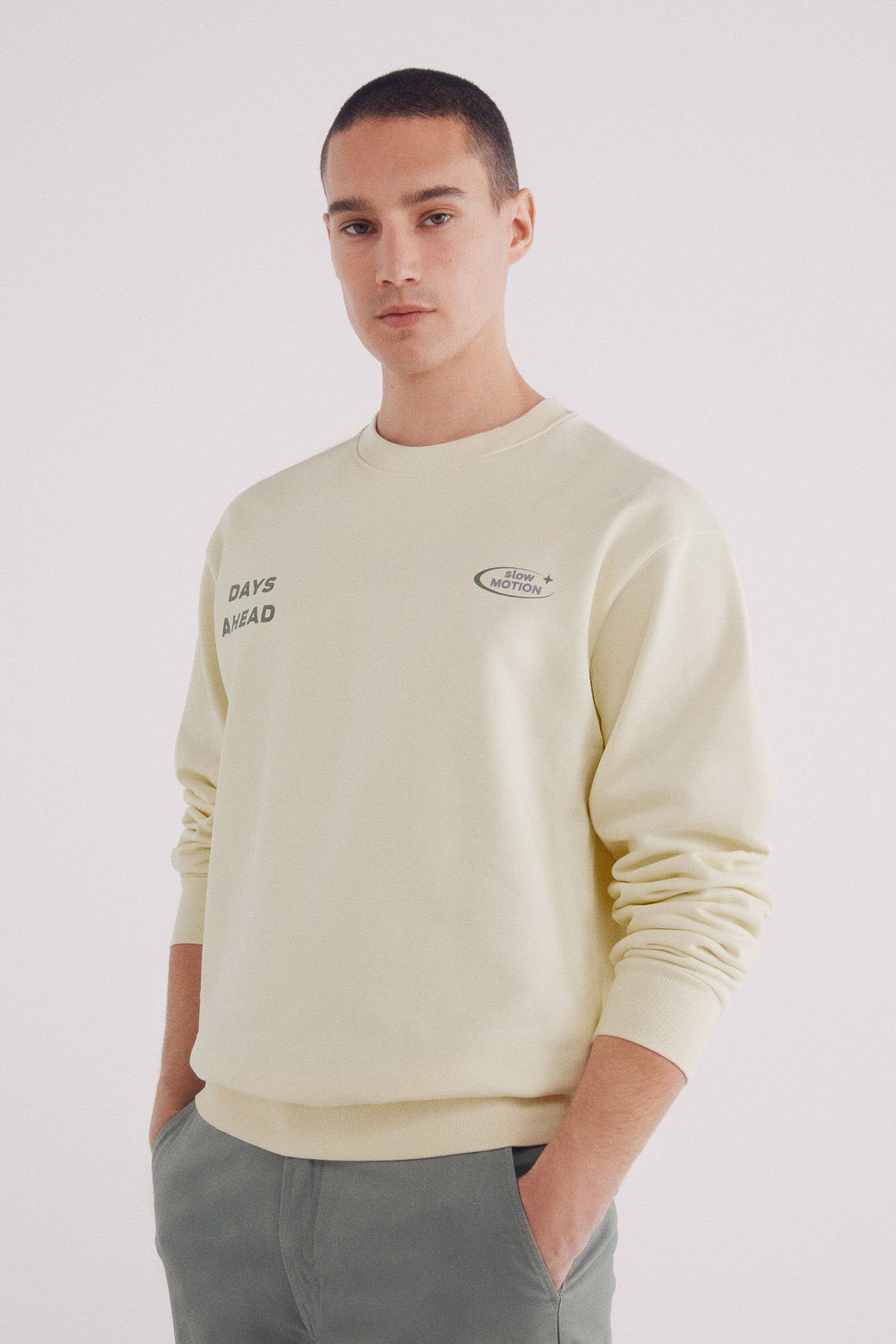Spring Field Sweatshirts - Yellow