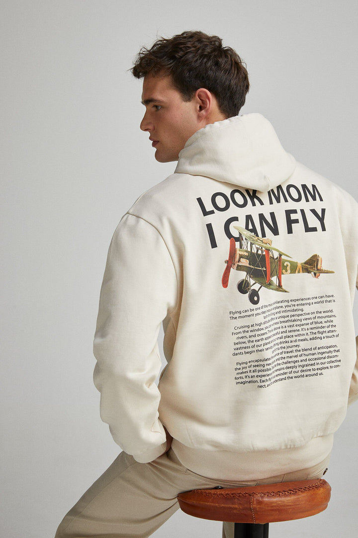 Spring Field Sweatshirts - White Print