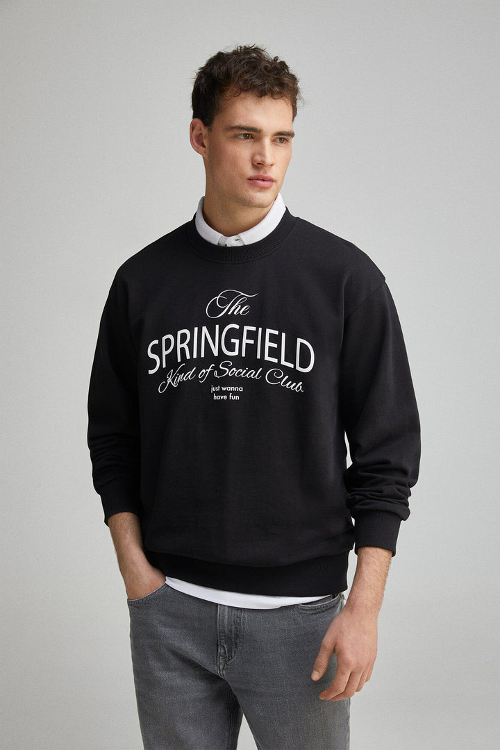 Spring Field Sweatshirts - Black