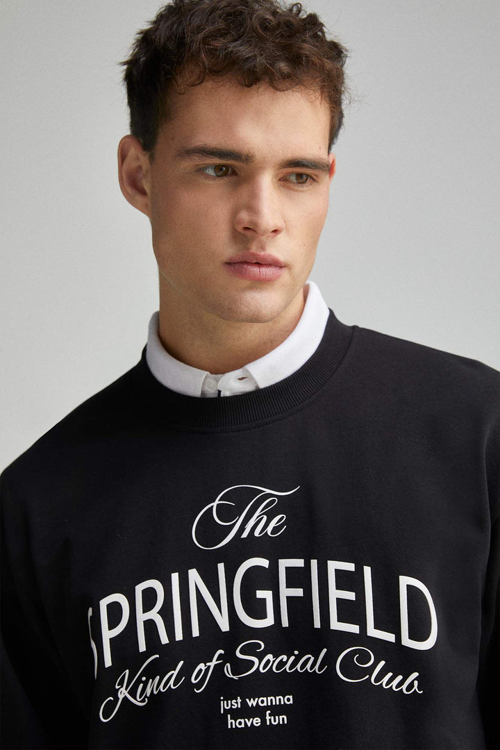 Spring Field Sweatshirts - Black