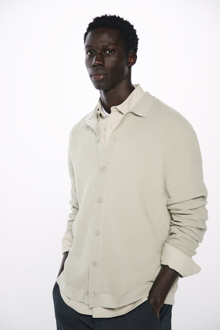 Spring Field Cardigans - Light Khaki