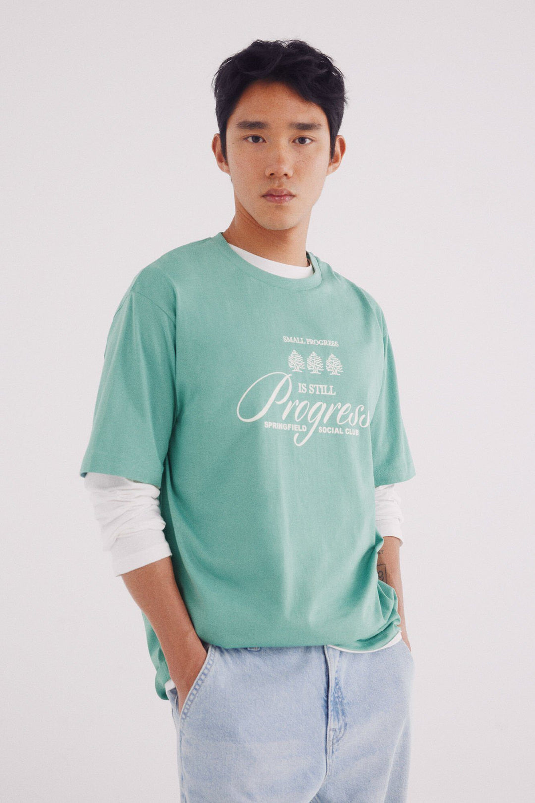 Spring Field T-shirts - Green